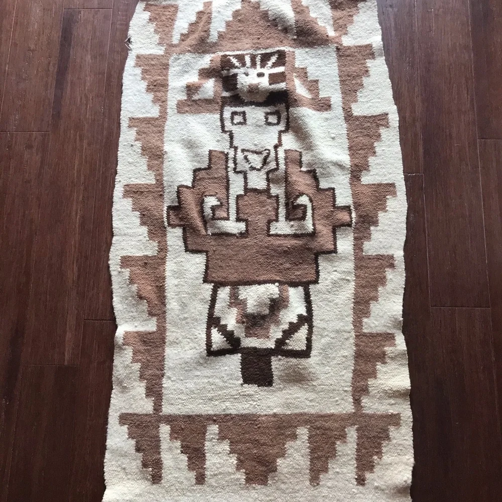 🗿SOFT WOOL TRIBAL RUG or WALLHANGING